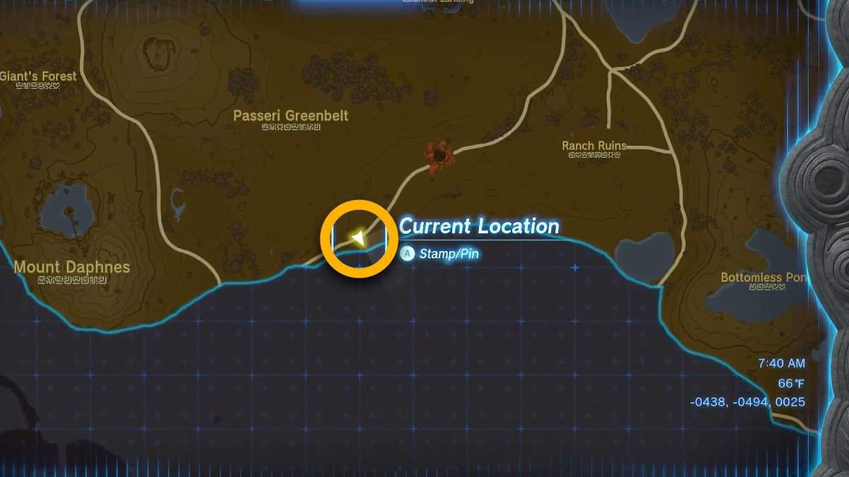 Apportez la paix à l'emplacement de la quête d'Hyrule dans Tears of the Kingdom