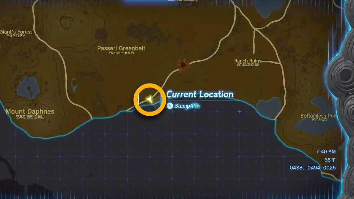 Apportez la paix à l'emplacement de la quête d'Hyrule dans Tears of the Kingdom