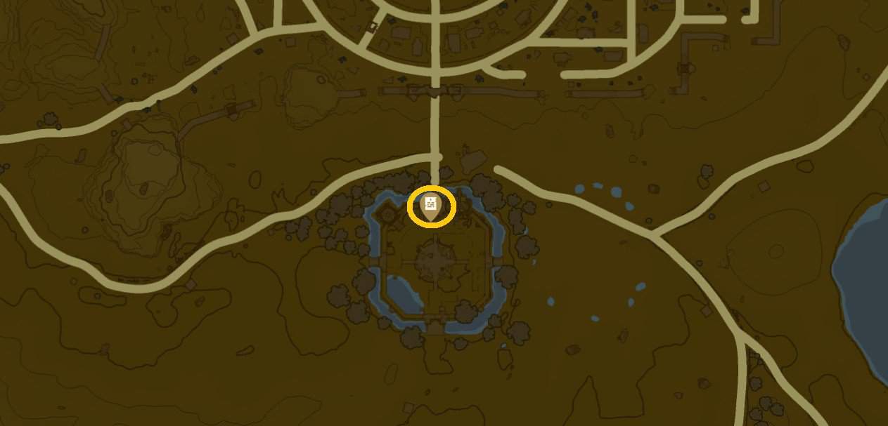 Emplacement du laboratoire de recherche du village Hateno à Tears of the Kingdom