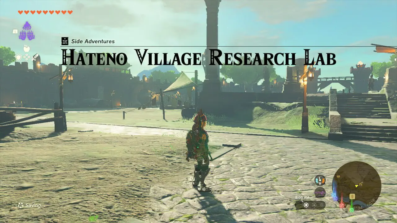 Laboratoire de recherche du village de Hateno - Zelda : Tears Of The Kingdom