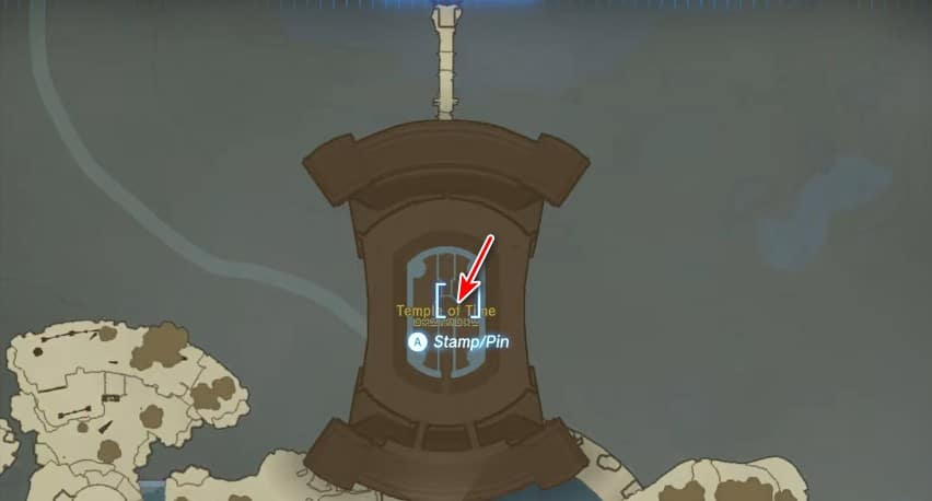 Légende de l'emplacement de Great Sky Island dans Tears of the Kingdom