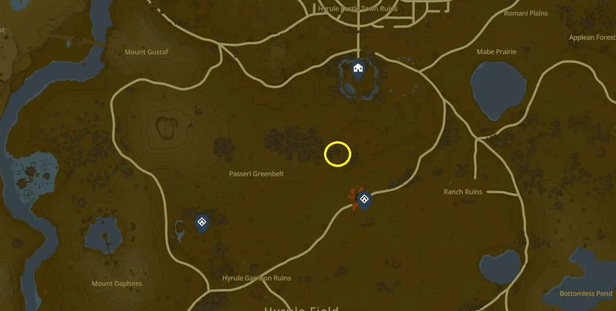 Recherchez l'emplacement 1 de Kotlin dans Tears of the Kingdom