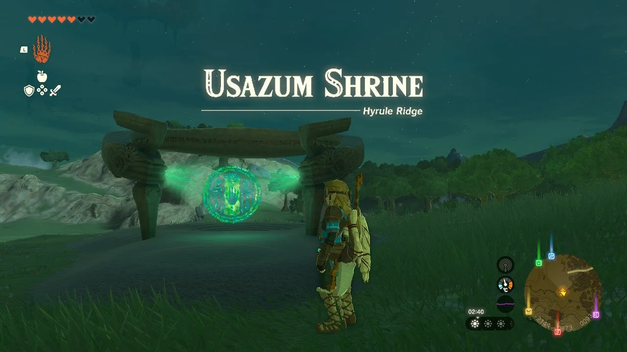 Le sanctuaire d'Usazum - Zelda: Tears Of The Kingdom