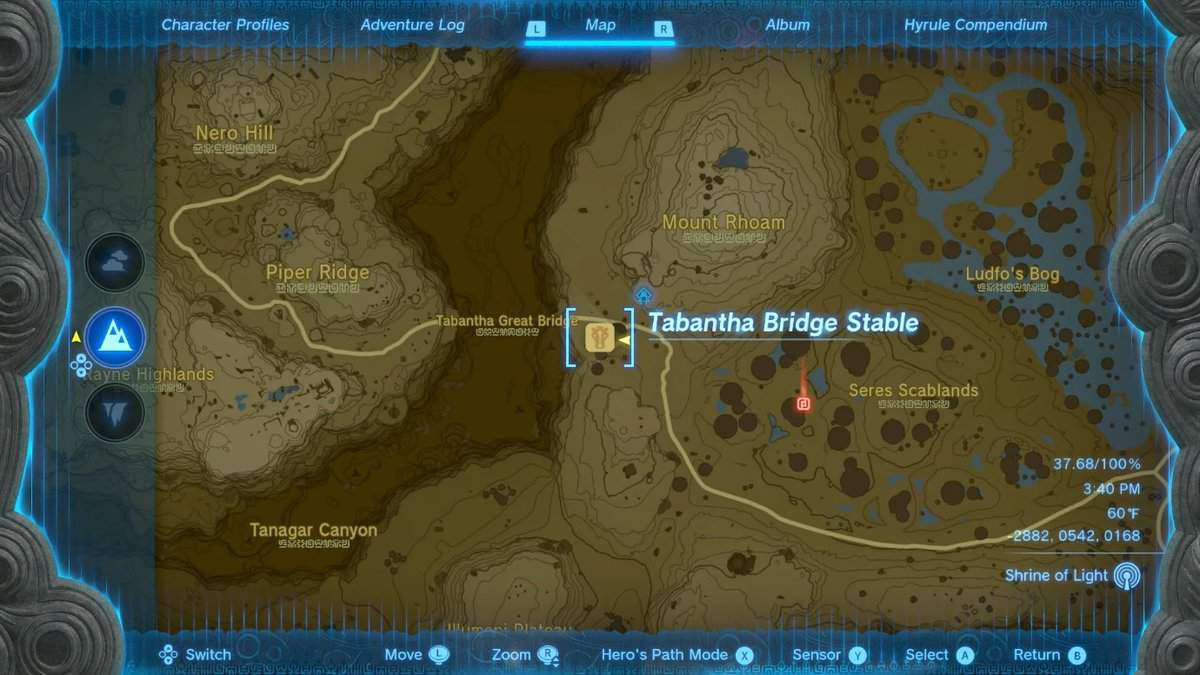 Emplacement de la quête White Goats Gone Missing dans Tears of the Kingdom