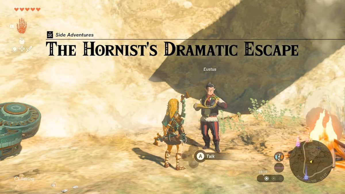 L'évasion dramatique du corniste - Zelda: Tears Of The Kingdom