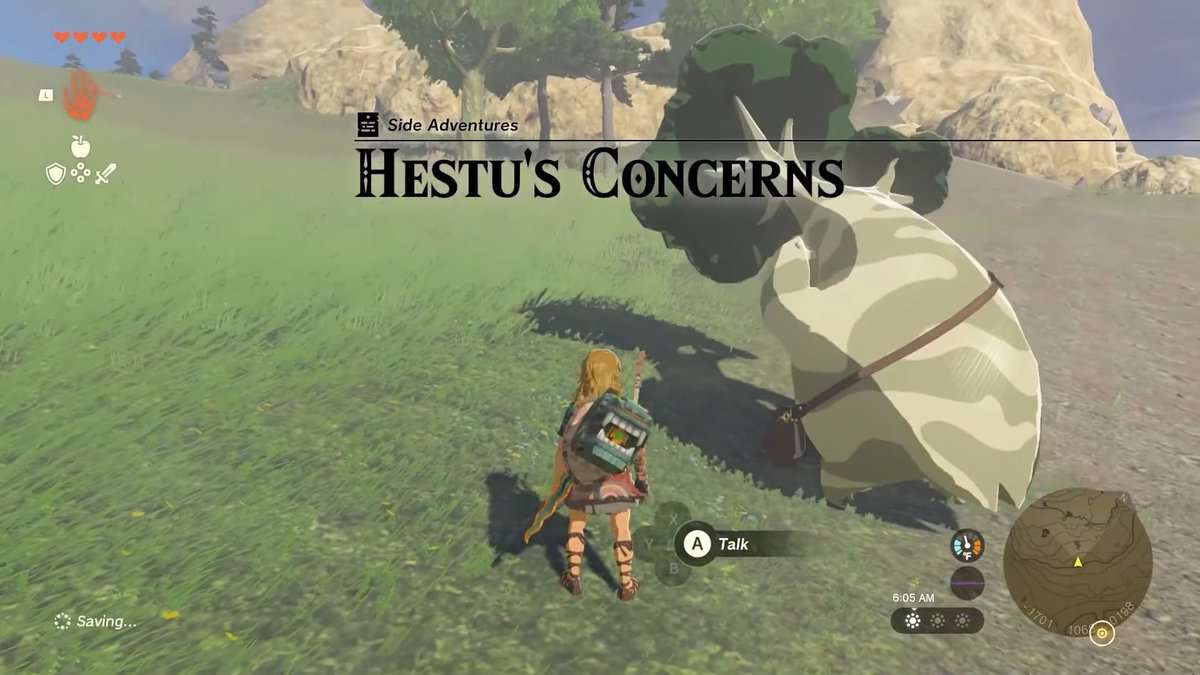 Les préoccupations de Hestu - Zelda : Tears Of The Kingdom