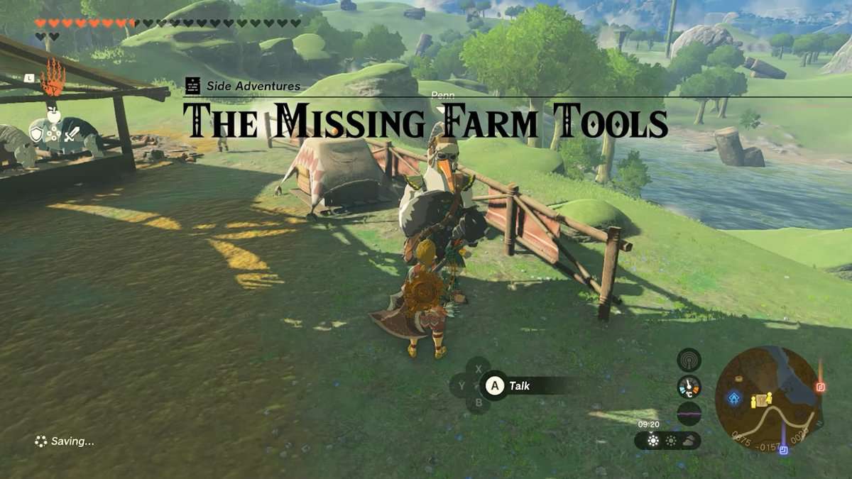 Outils agricoles manquants - Zelda: Tears Of The Kingdom