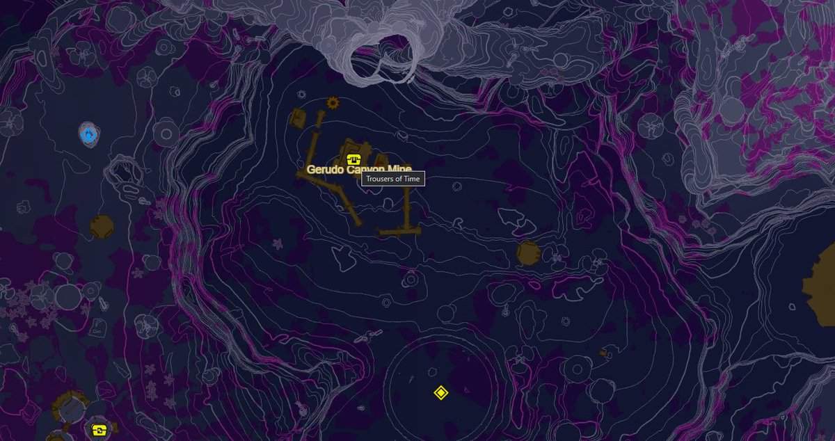 Emplacement du pantalon du temps dans Zelda TotK