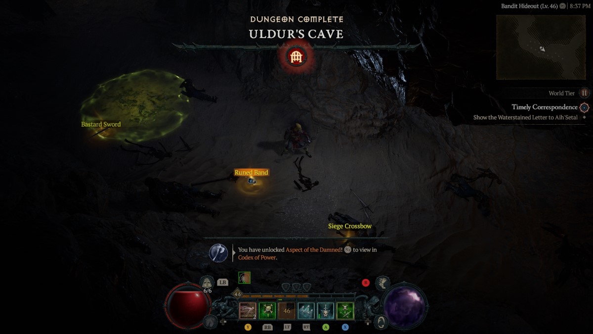Où trouver la grotte d'Uldur dans l'achèvement de Diablo 4