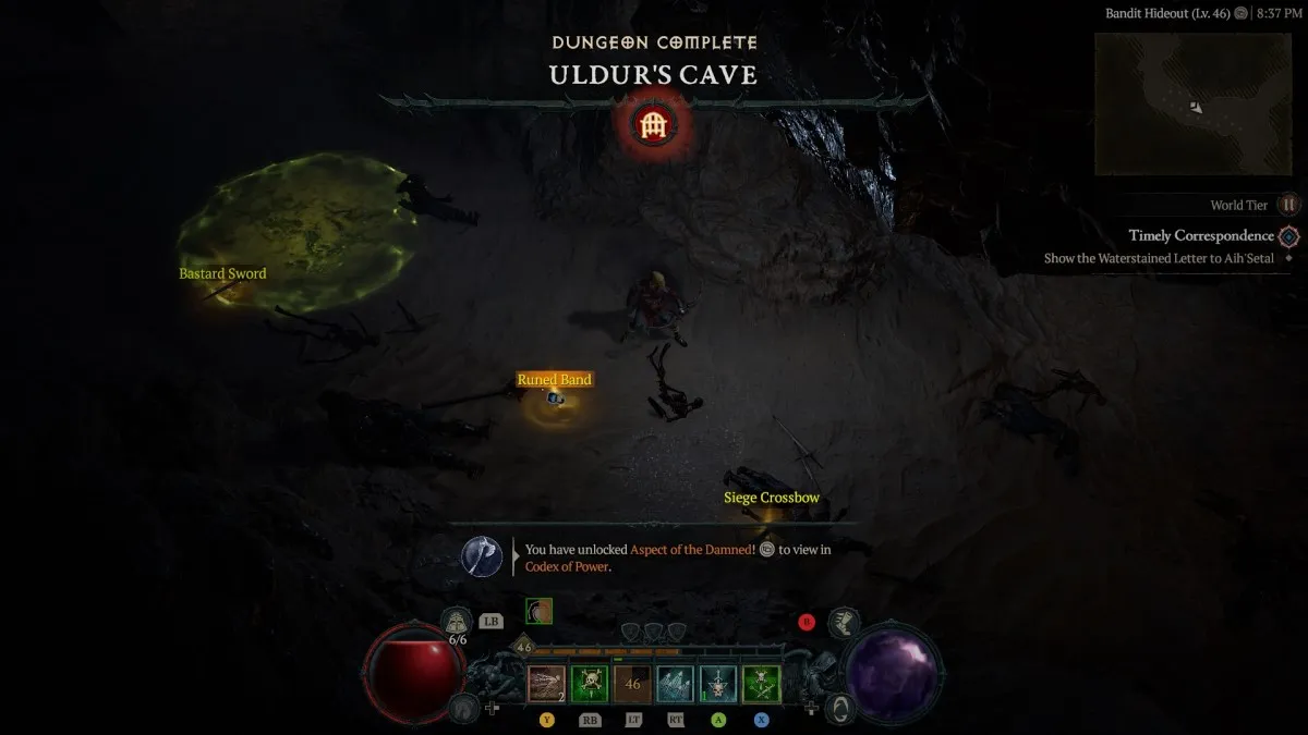 Où trouver la grotte d'Uldur dans l'achèvement de Diablo 4