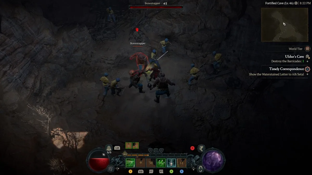 Où trouver la grotte d'Uldur dans Diablo 4 Gp 2