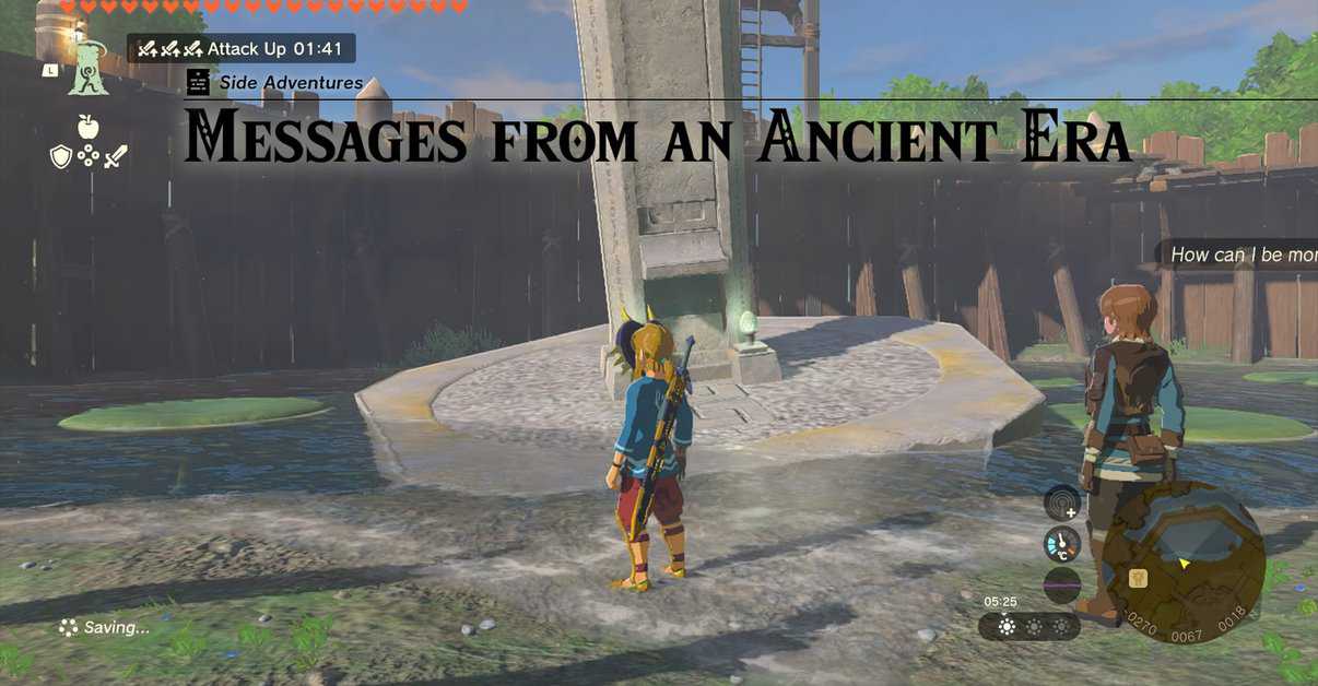 Messages d'une époque ancienne - Zelda: Tears Of The Kingdom