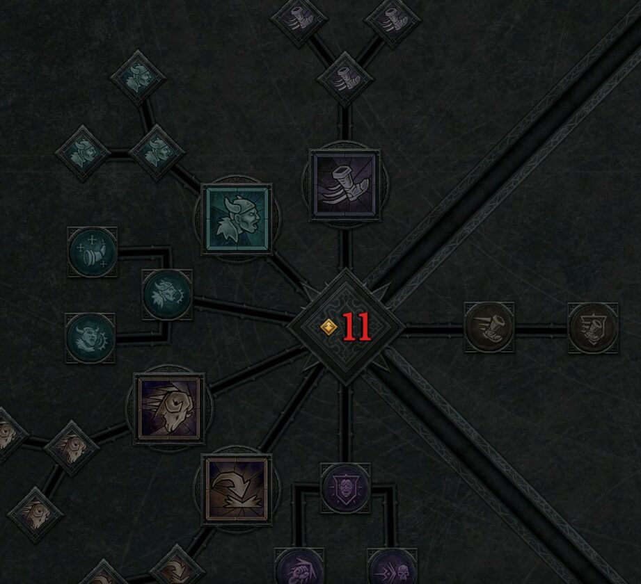 Diablo 4 Arbre de compétences de bagarre barbare