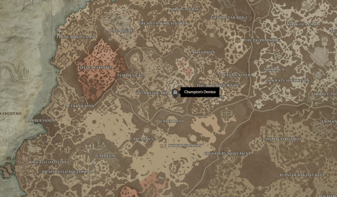 la disparition du champion de diablo 4