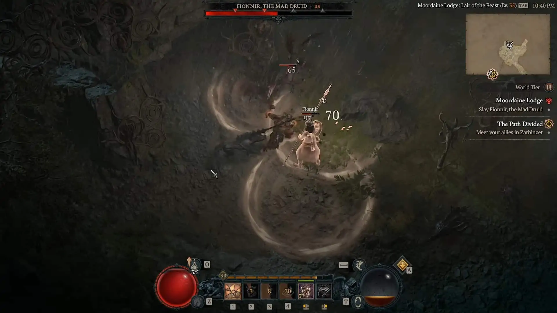 Le patron de Diablo 4 Fionnir