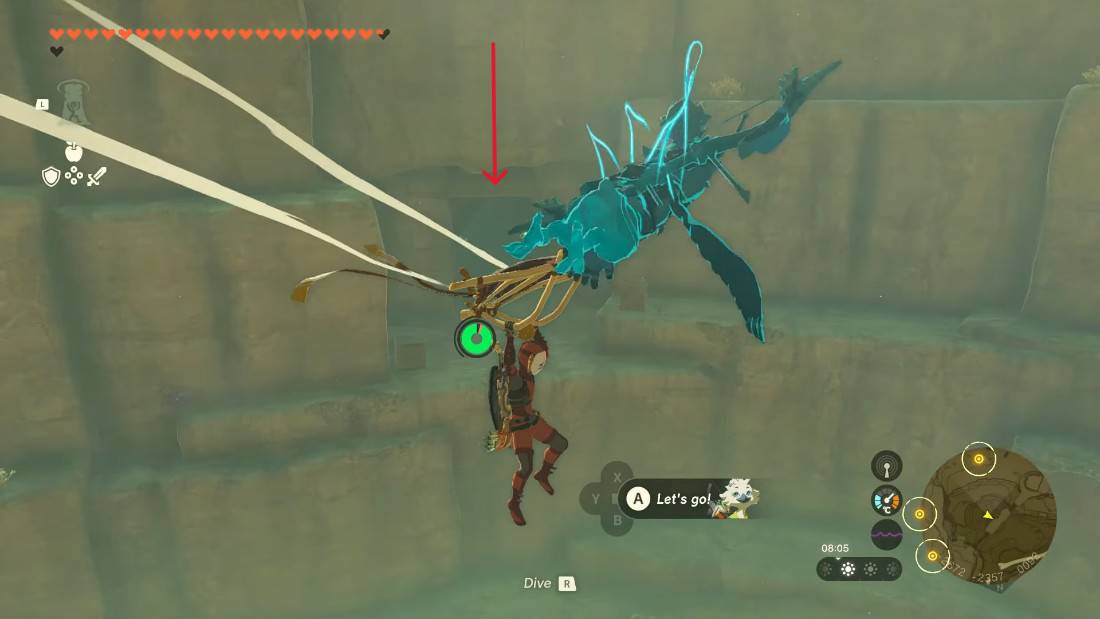Zelda : Les larmes du royaume Sanctuaire Suariwak
