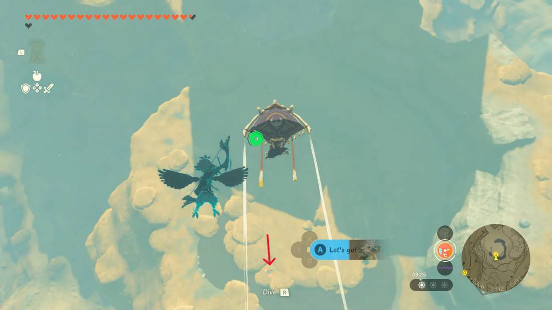 Zelda : Les larmes du royaume Sanctuaire Suariwak