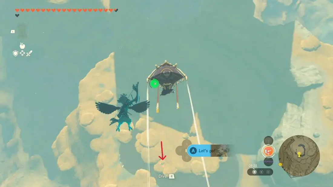 Zelda : Les larmes du royaume Sanctuaire Suariwak
