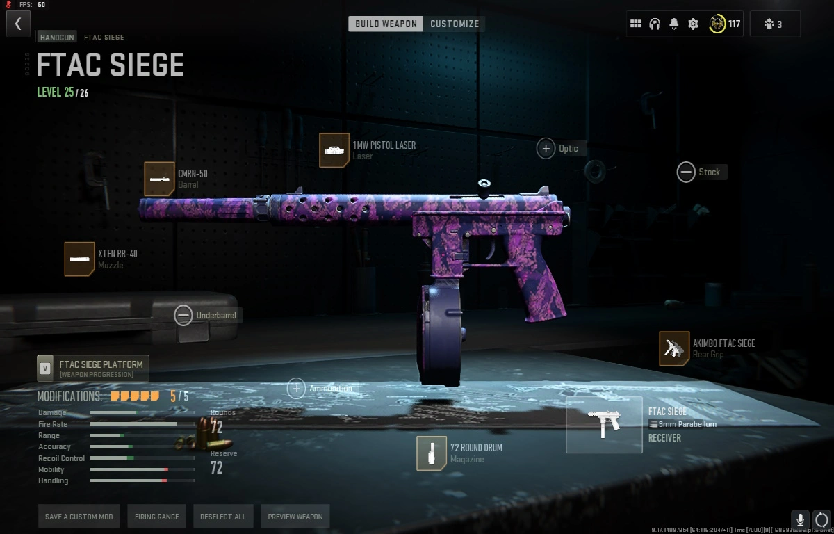 Meilleure version FTAC Siege Akimbo pour MW2 et Warzone 2