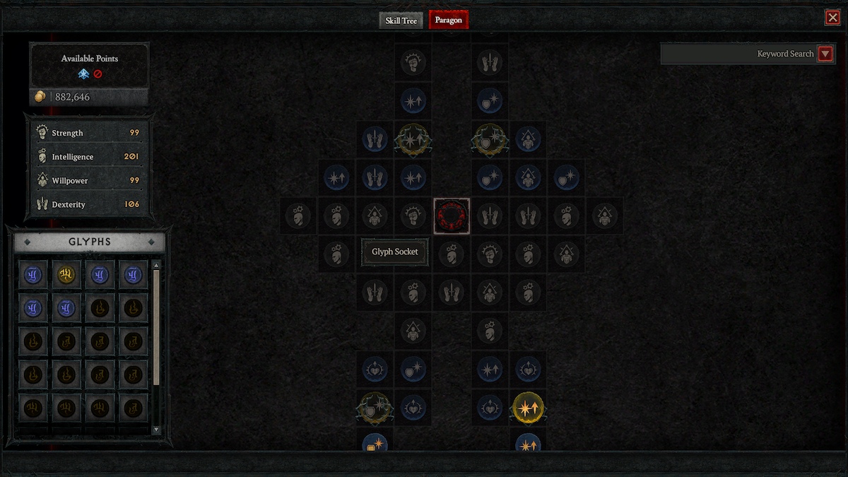 Comment obtenir et utiliser des glyphes dans Diablo 4 Socket