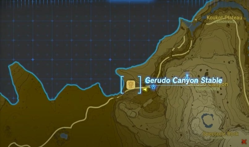 Emplacement de la quête Puits bloqué dans Tears of the Kingdom