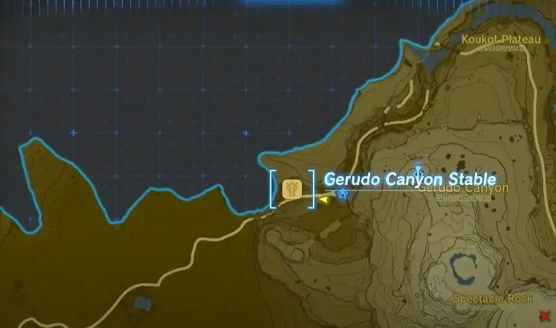 Emplacement de la quête Puits bloqué dans Tears of the Kingdom