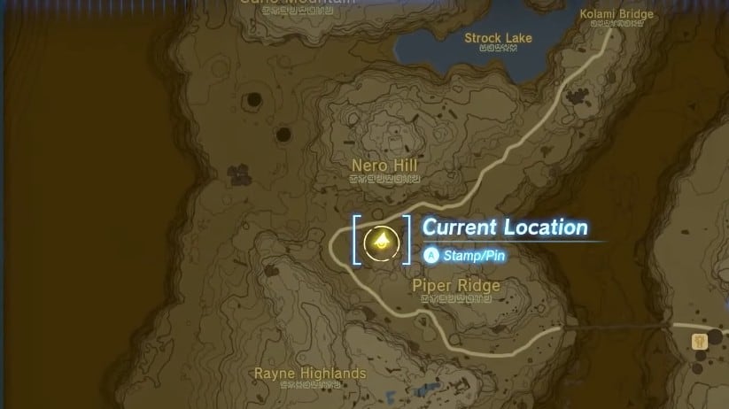 Emplacement de la quête Dramtic Escape de Hornist dans Tears of the Kingdom