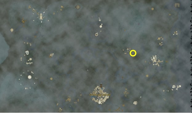 Emplacement de la carte de la tablette 5 dans Tears of the Kingdom