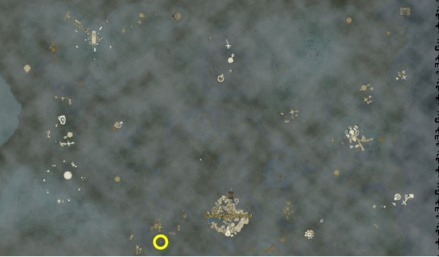 Emplacement de la carte de la tablette 9 dans Tears of the Kingdom