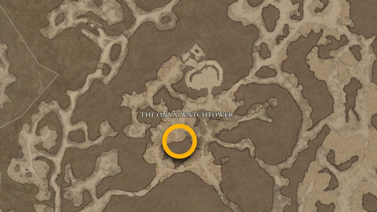 Emplacement de la carte du capitaine Ezmin dans Diablo 4
