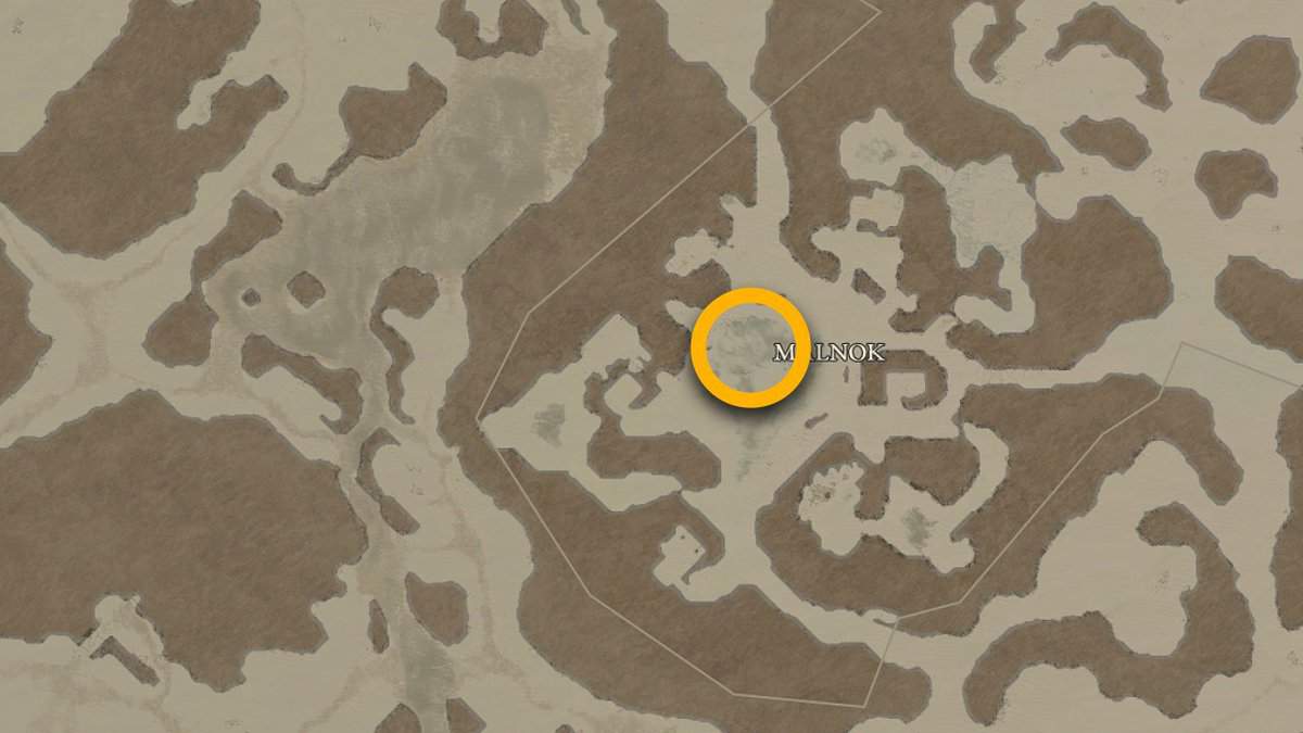 Emplacement de la carte Frosthorn dans Diablo 4