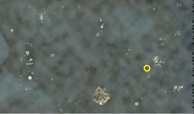 Emplacement de la carte de la tablette 6 dans Tears of the Kingdom