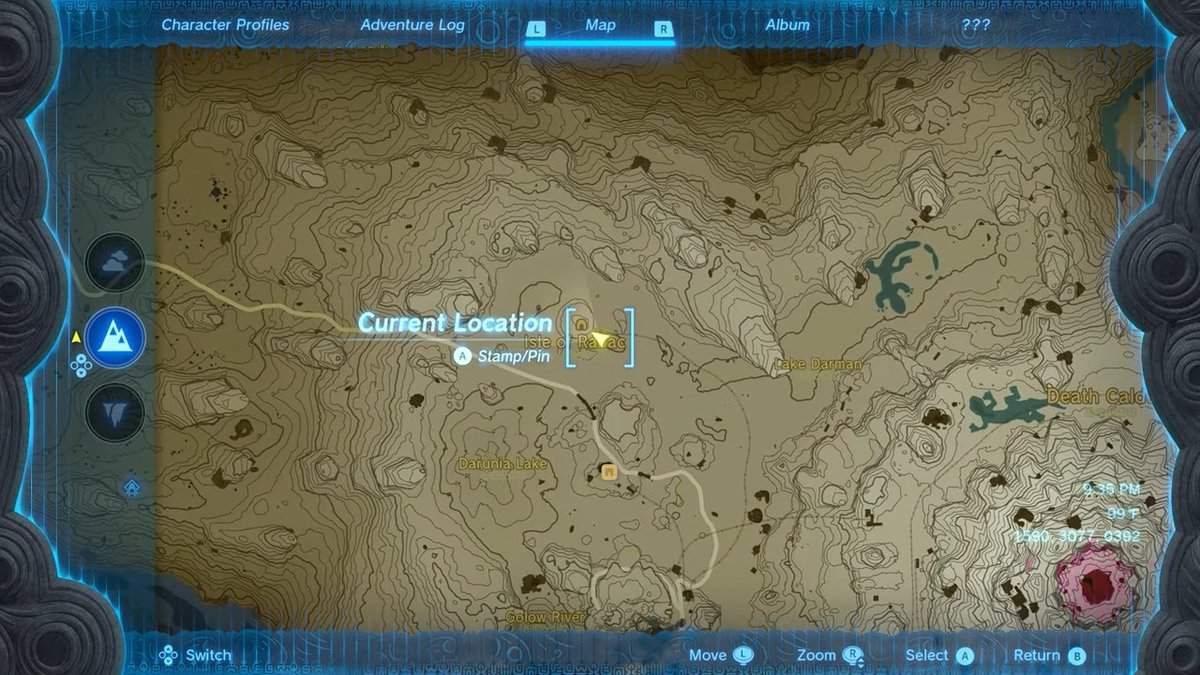 emplacement du sanctuaire zelda totk jiotak