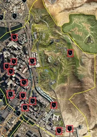 Cyberpunk 2077 WestBrook NCPD Scanner Hustle Emplacements