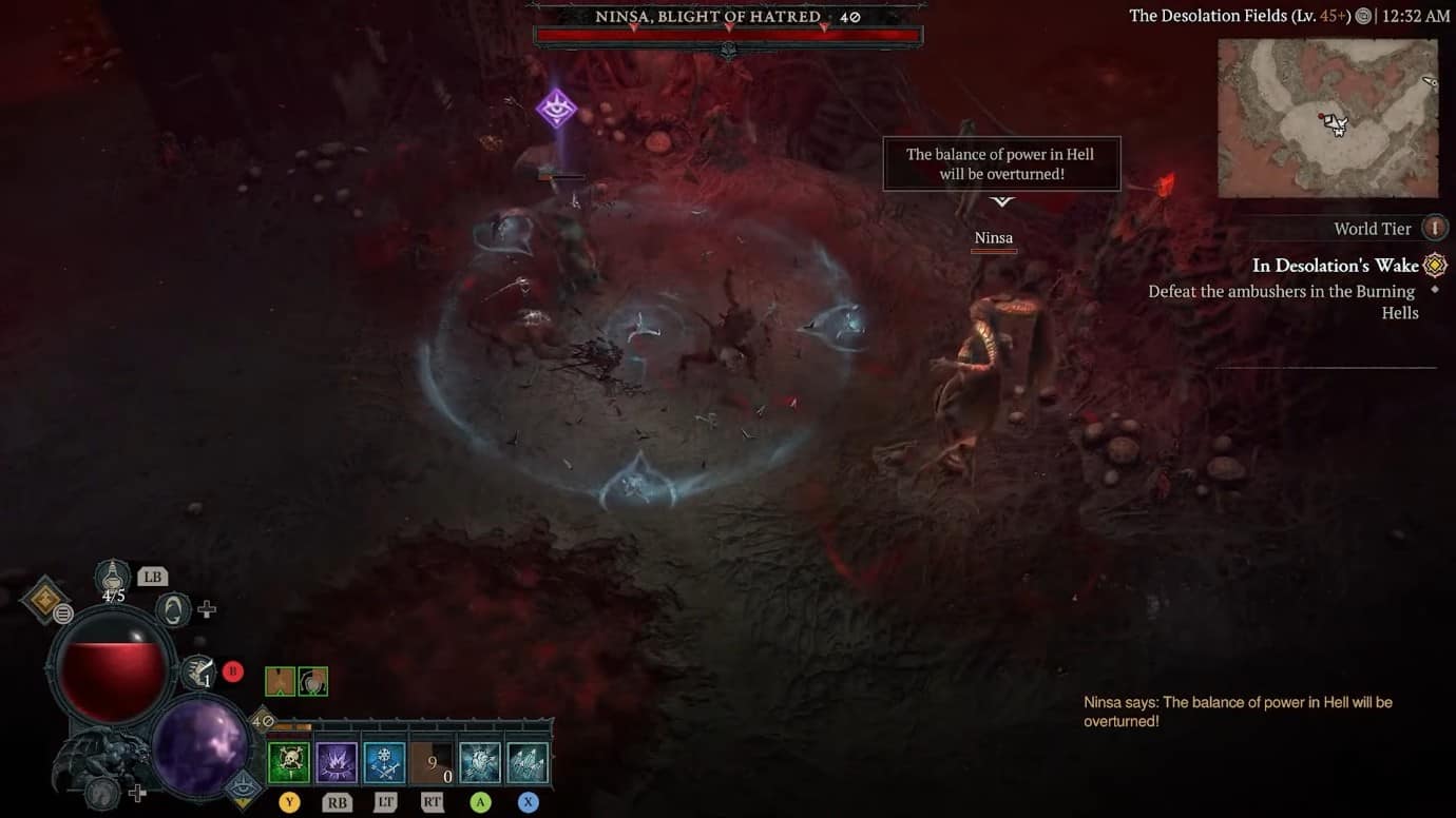 Ninsa, le fléau de la haine - Diablo 4