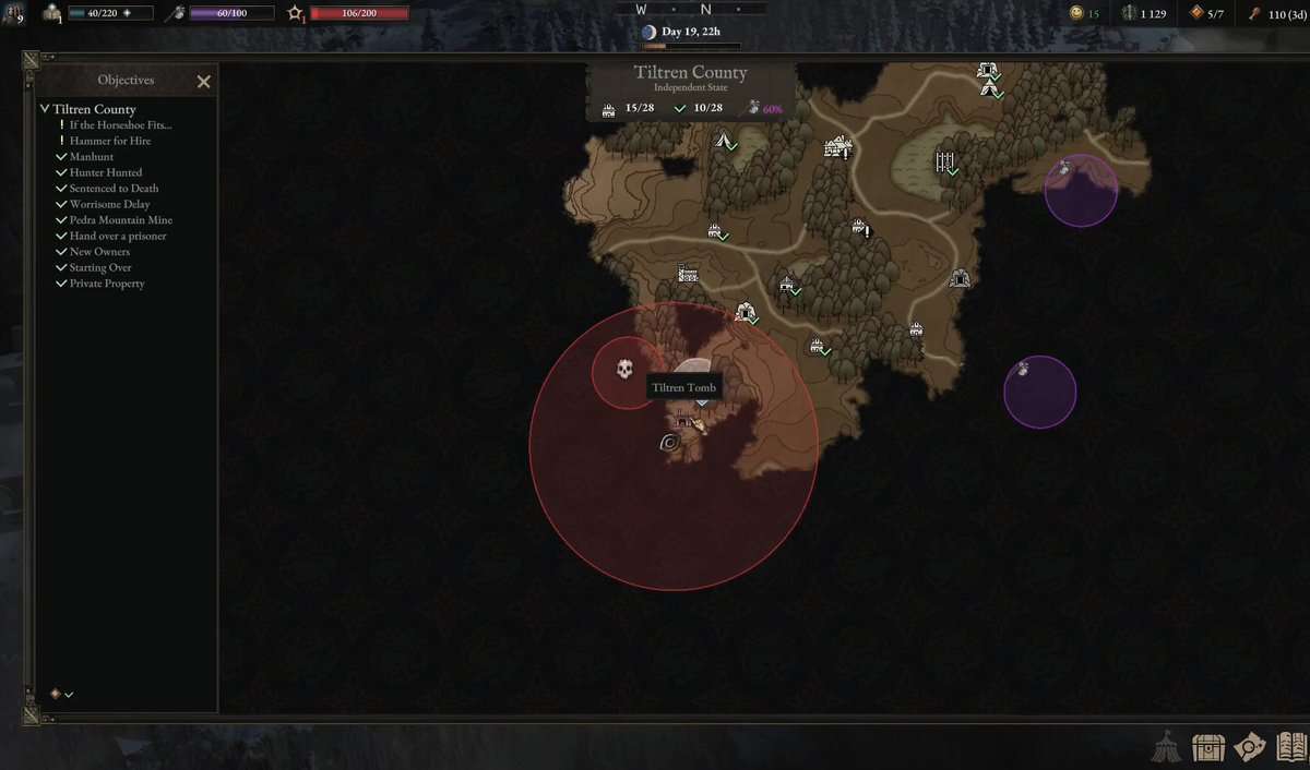 wartales tiltren emplacement du puzzle de la tombe