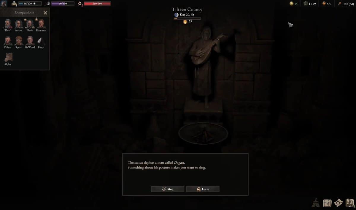 Solution du puzzle de la tombe Tiltren de Wartale