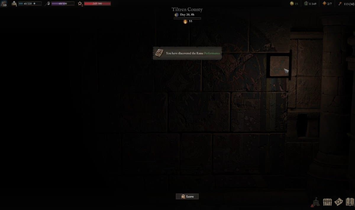 Solution du puzzle de la tombe Tiltren de Wartale