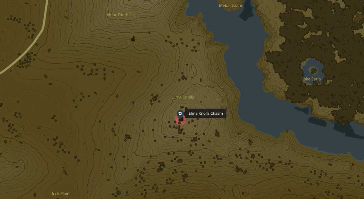 zelda les larmes du royaume elma knolls gouffre