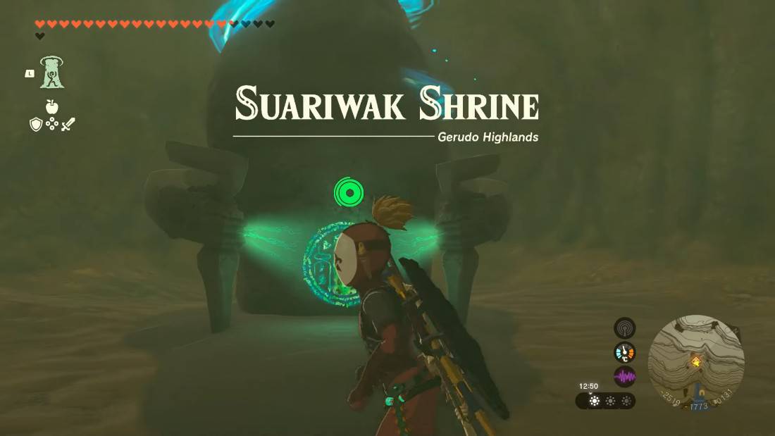 Le sanctuaire de Suariwak - Zelda: Tears Of The Kingdom