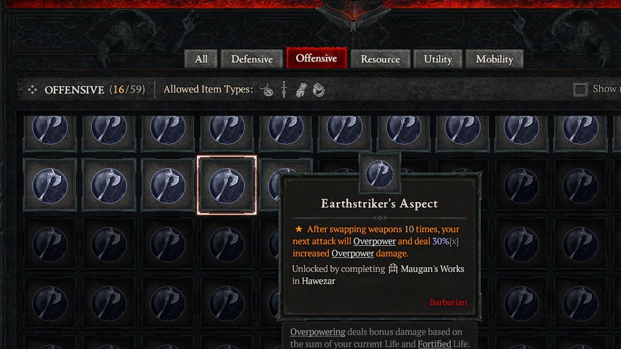 Comment obtenir l'aspect Terrassier - Diablo 4