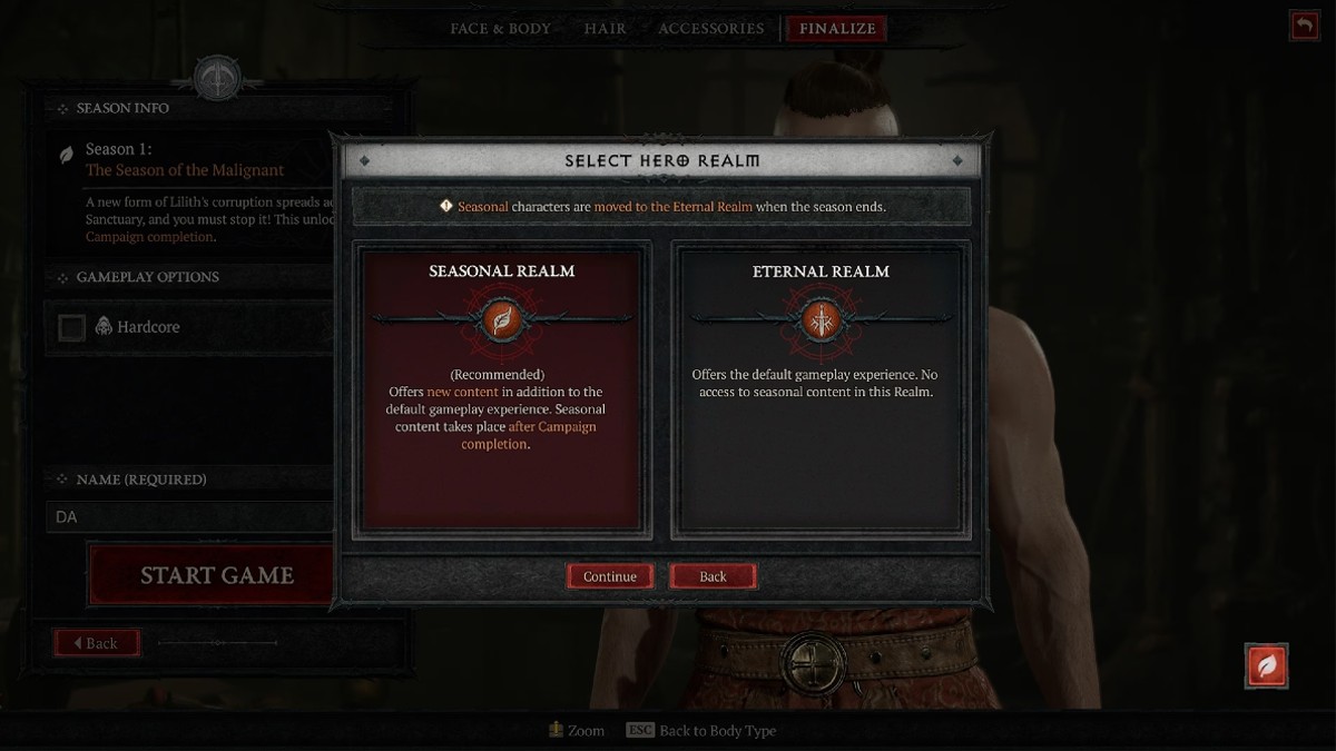 Royaume éternel Royaume saisonnier Diablo 4