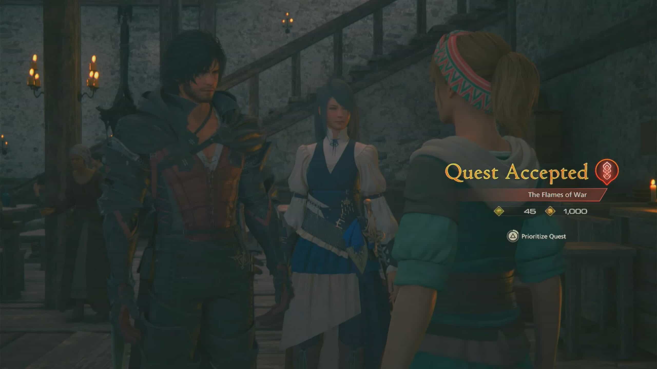 Les flammes de la guerre - Final Fantasy 16