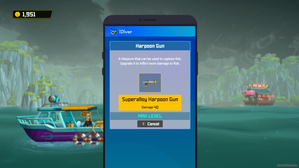 X meilleures armes dans Dave the Diver