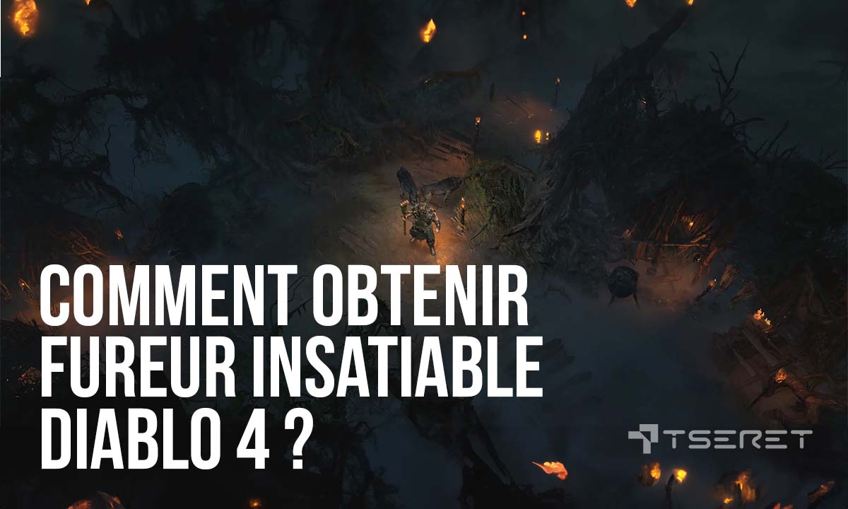Comment obtenir fureur insatiable Diablo 4 ?