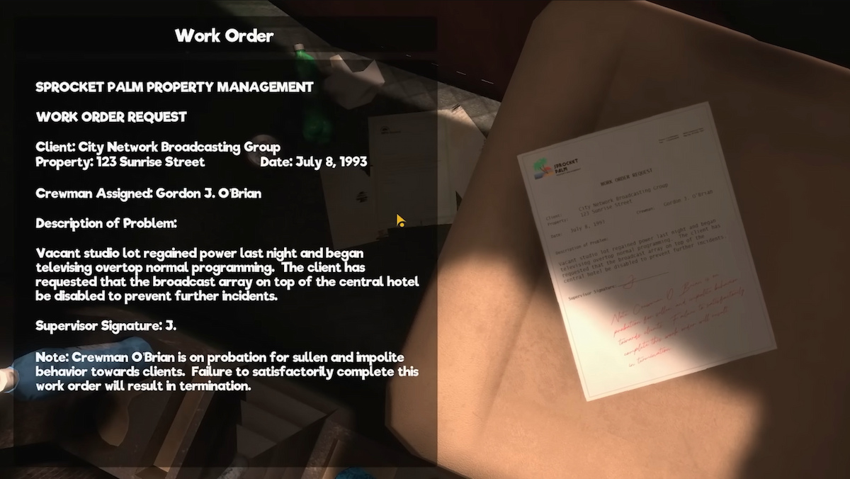 My Friendly Neighborhood: The story, explained Work Order