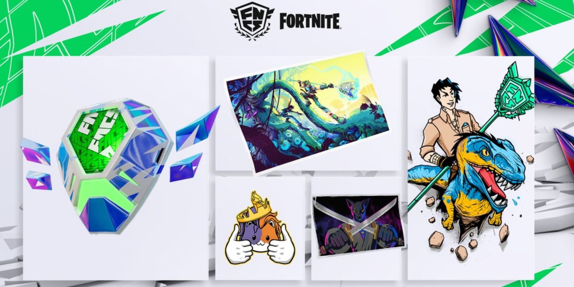 cosmétiques fortnite major 3 récompenses fncs