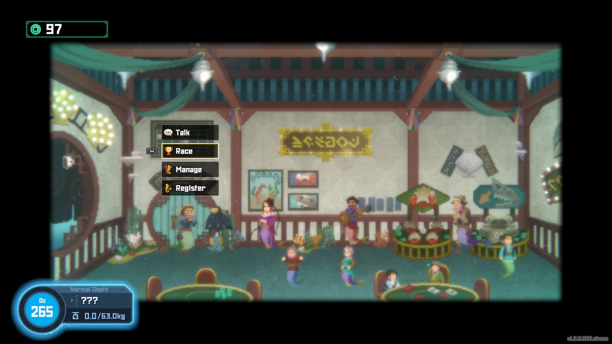 Dave le plongeur Seahorse Racing Guide Game Parlour