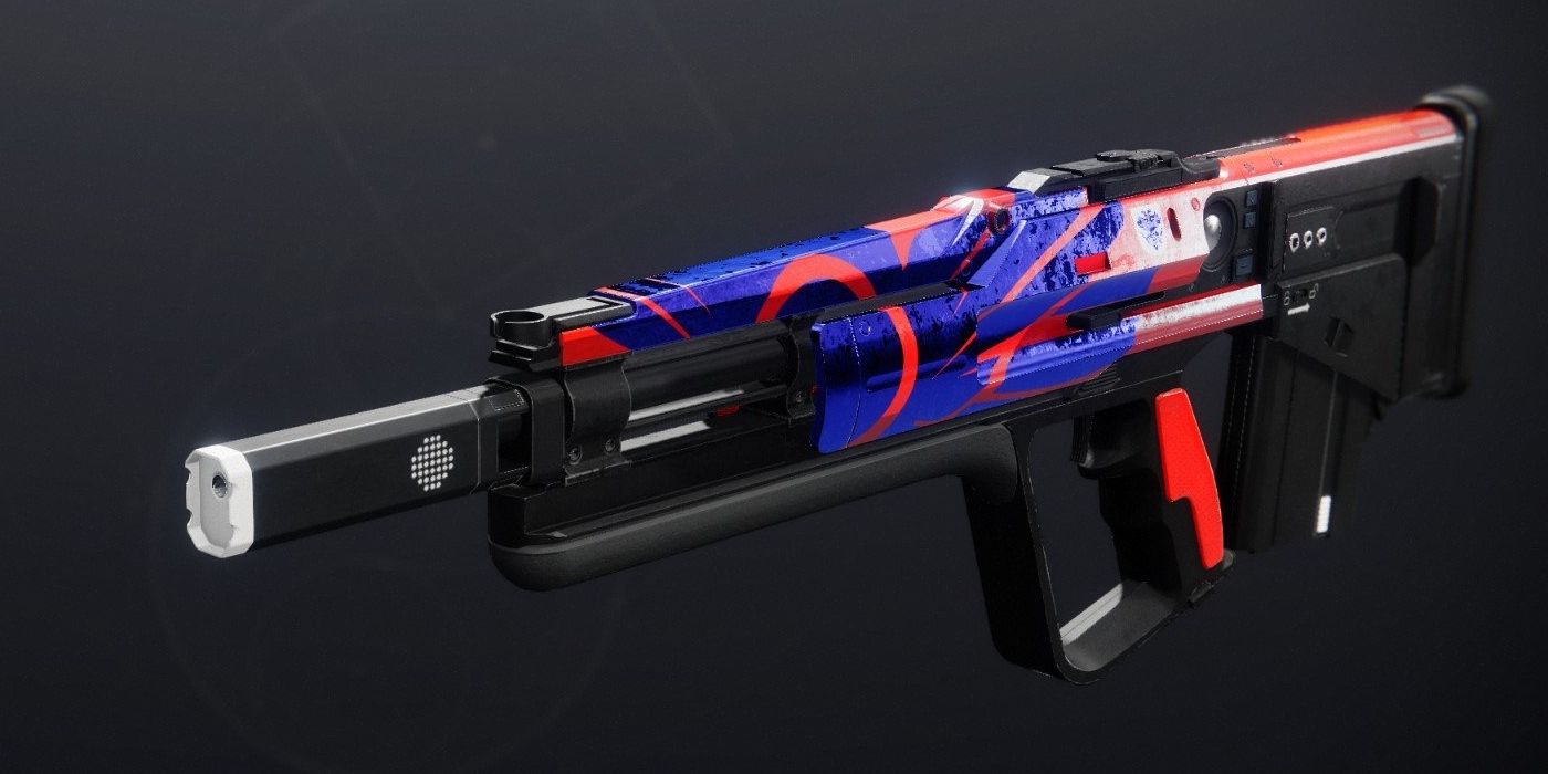 Une capture d'écran en jeu avec le fusil à impulsions d'automne de Destiny 2.