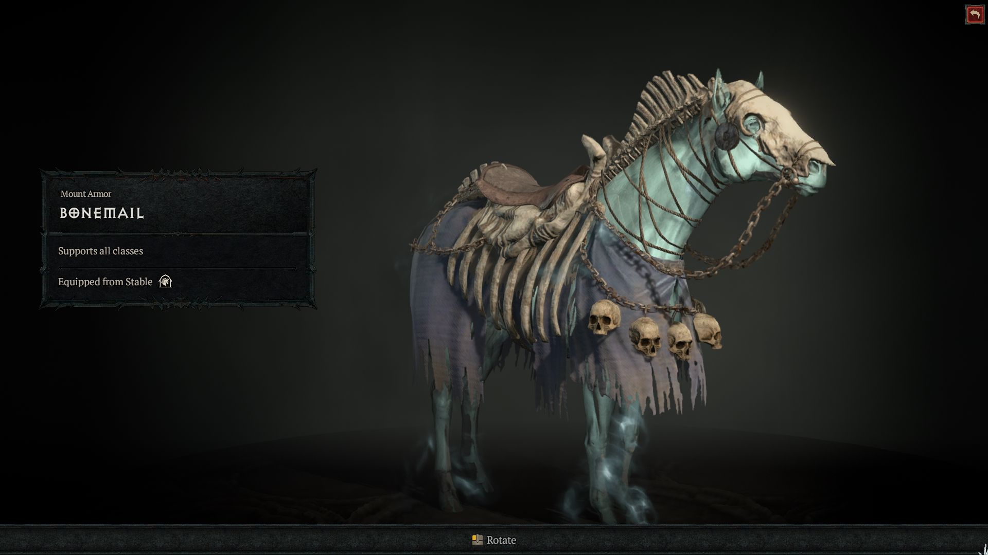 Diablo 4 Mount Armors Microtransaction Boutique Bonemail